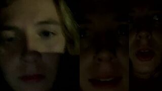 She is totally hiding from her family. Good for U.